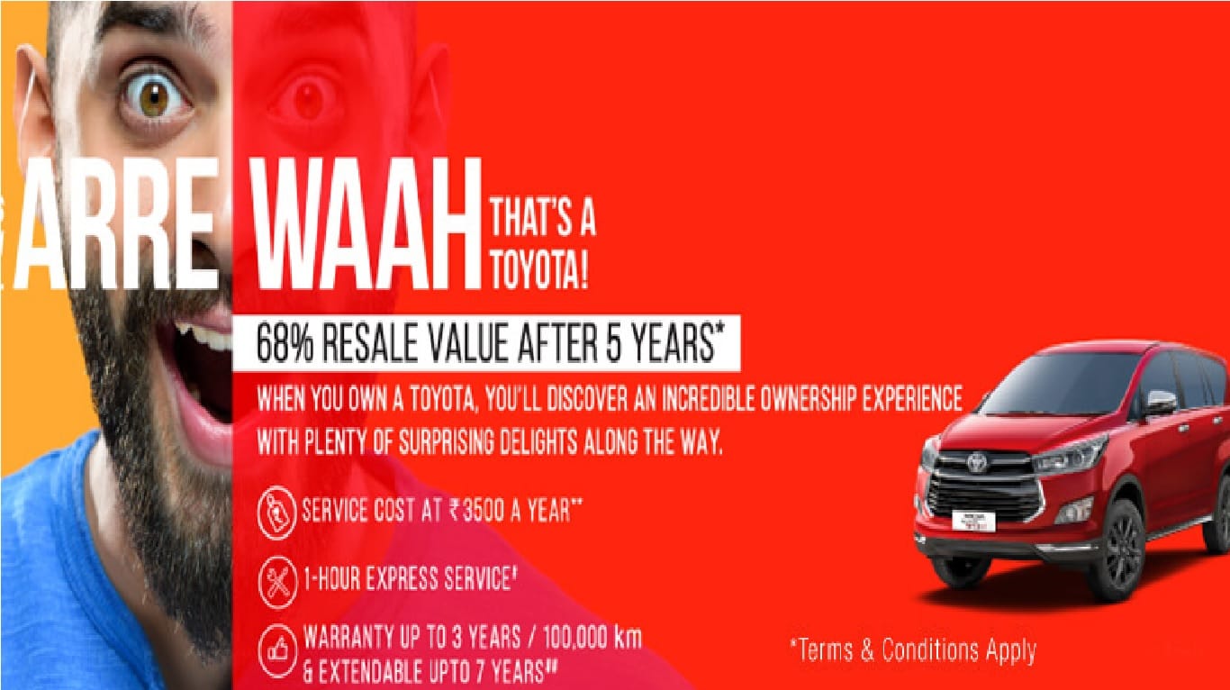 Maruti baleno rival toyota india offering 68% resale value offer after 5 years on Toyota Glanza