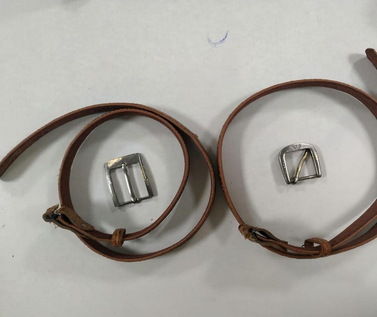 custom department caught gold in belt in varanasi airport