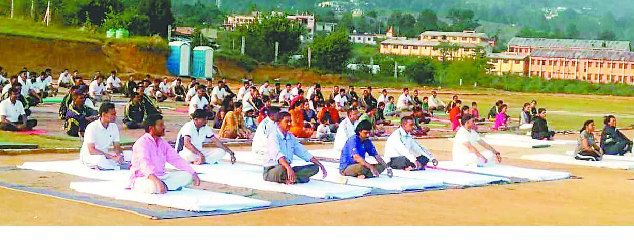 YOGA camp in ITBP