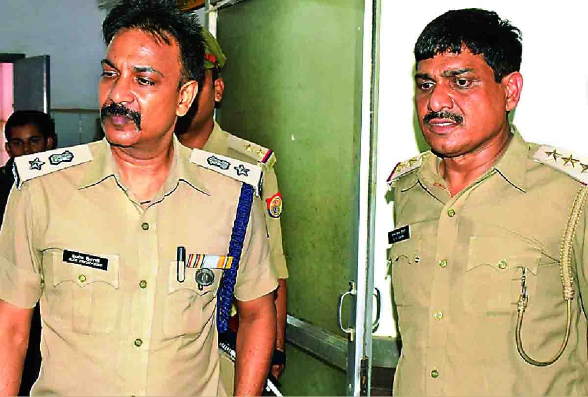 gangster half encounter in hardoi by up police