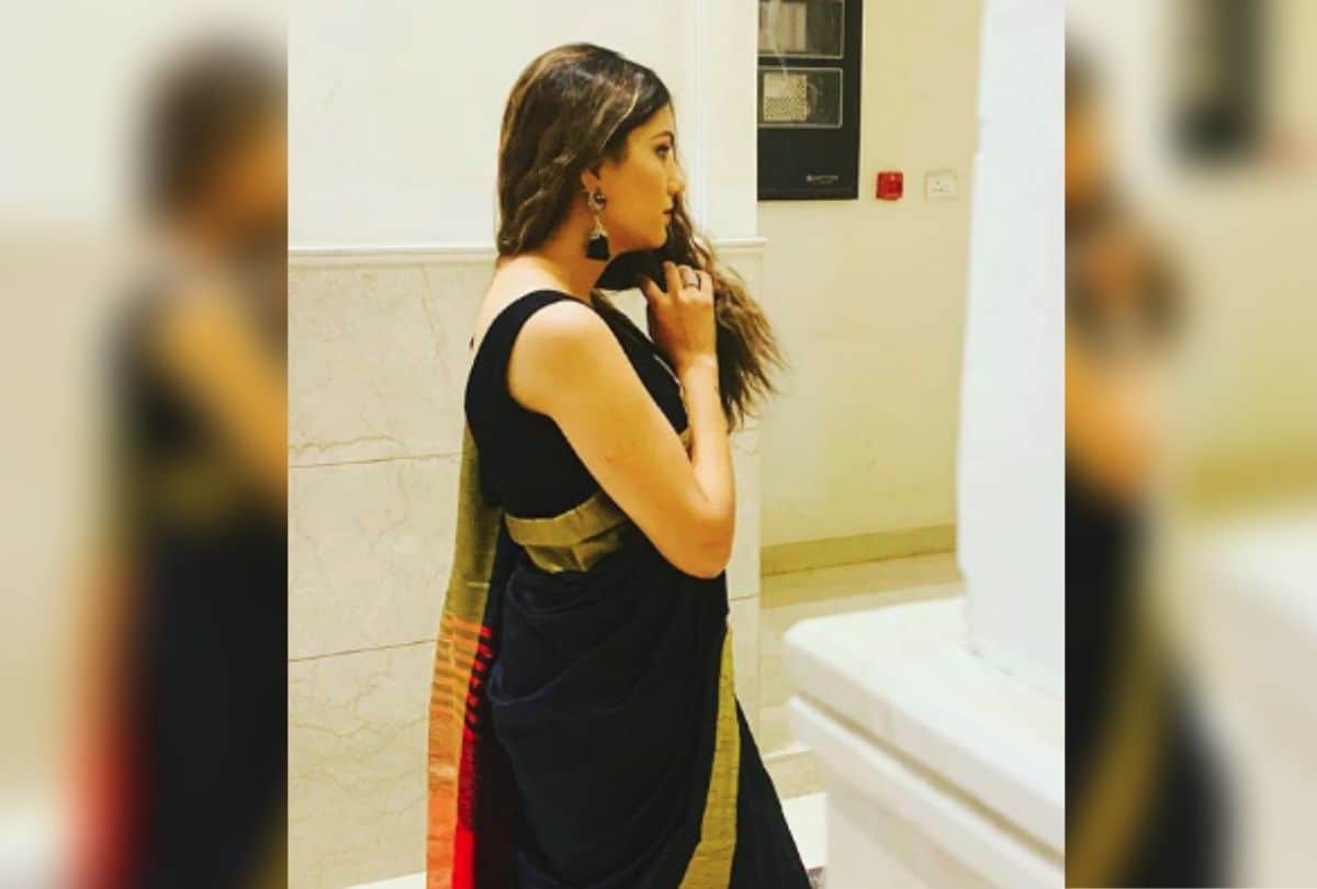 sapna choudhary look in saree users asked is she pregnant
