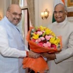 गृहमंत्री अमित शाह, राष्ट्रपति रामनाथ कोविंद