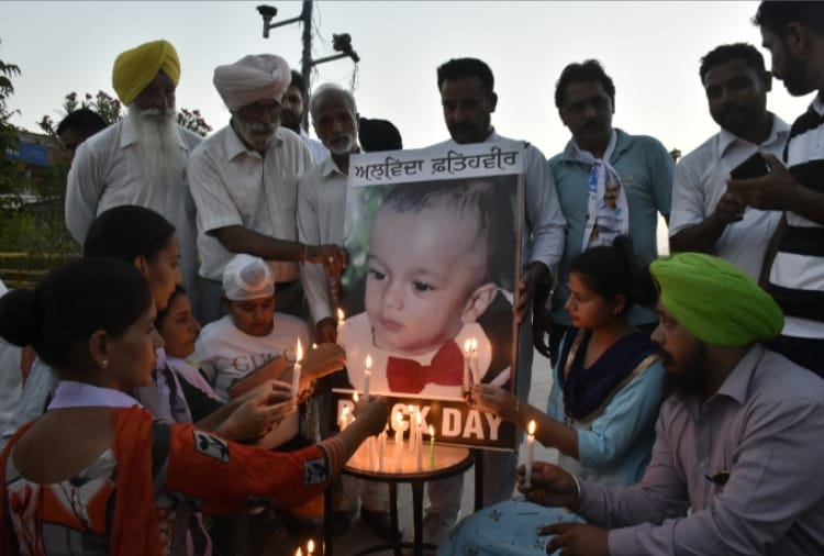 Post mortem report of 2 year old child Fatehveer singh