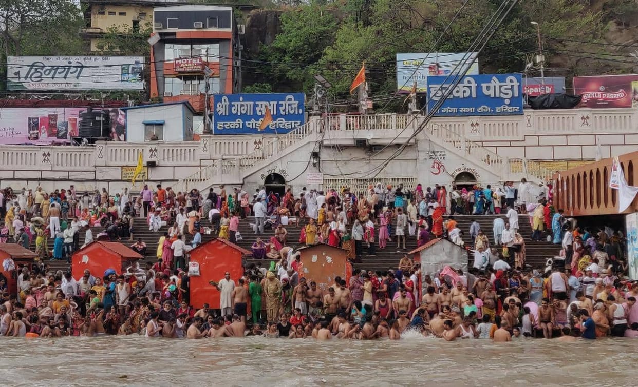 Ganga Dussehra 2019: devotee huge rush for ganga snan haridwar