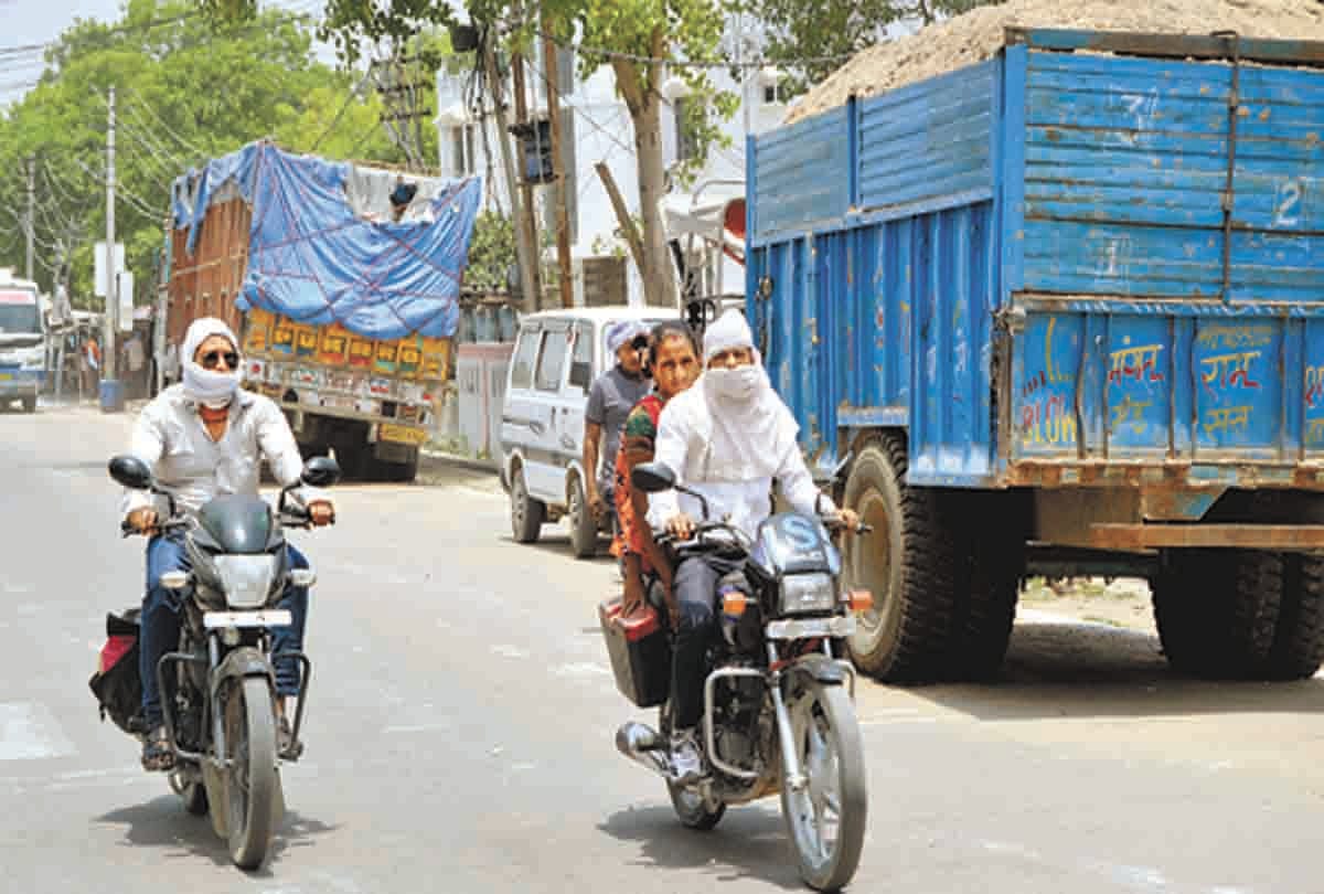 much heat in kaushambi