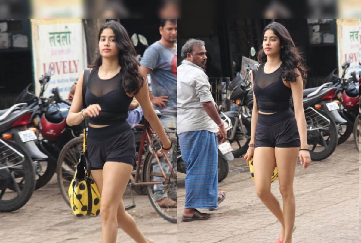 Janhvi Kapoor latest all black gym avatar will make your jaw drop