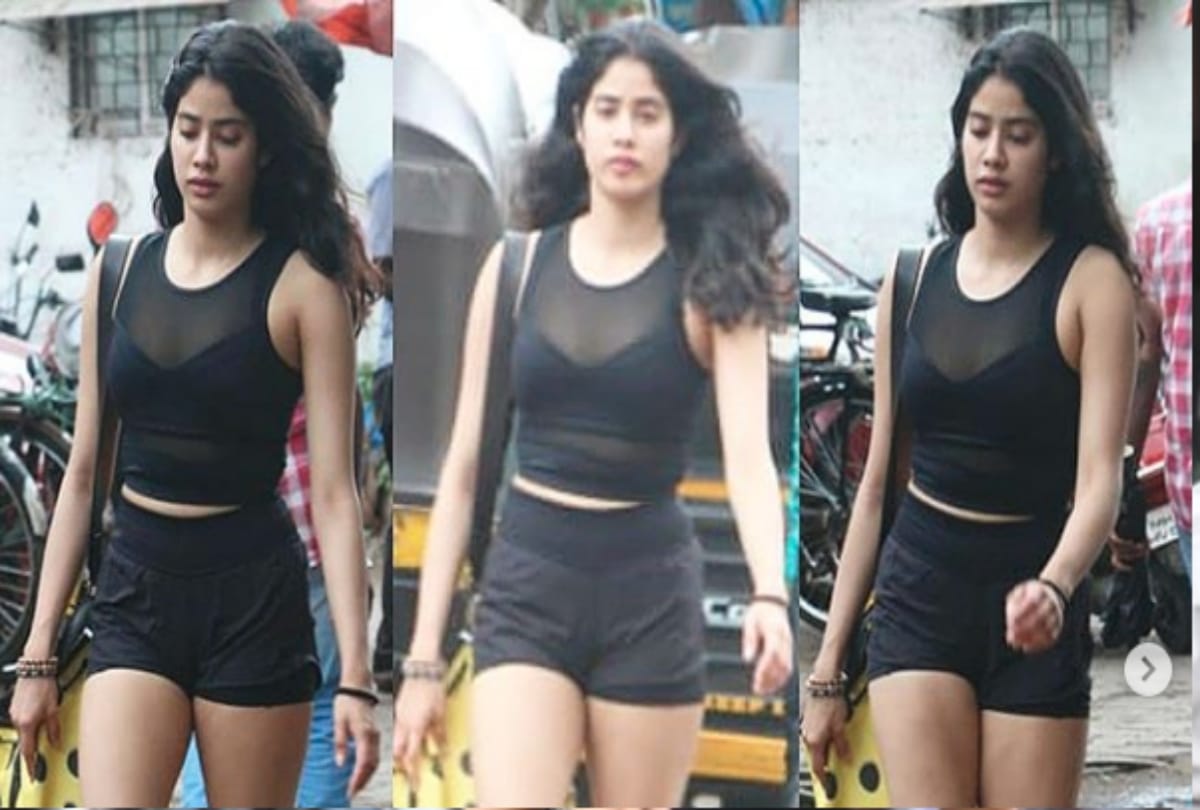 Janhvi Kapoor latest all black gym avatar will make your jaw drop
