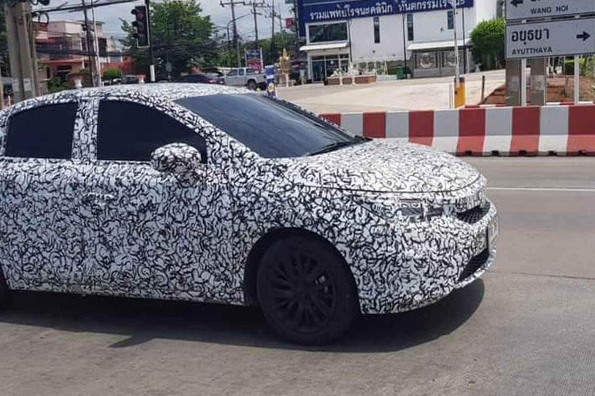 2020 honda New city spotted testing for the first time