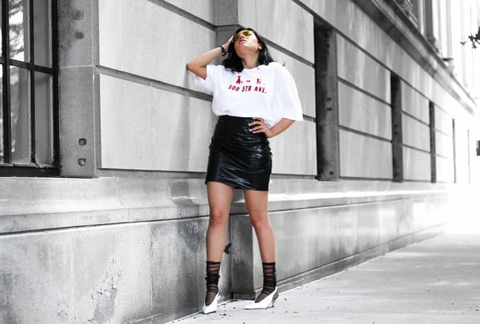 Fashion Tips how to style your old loose and oversized top