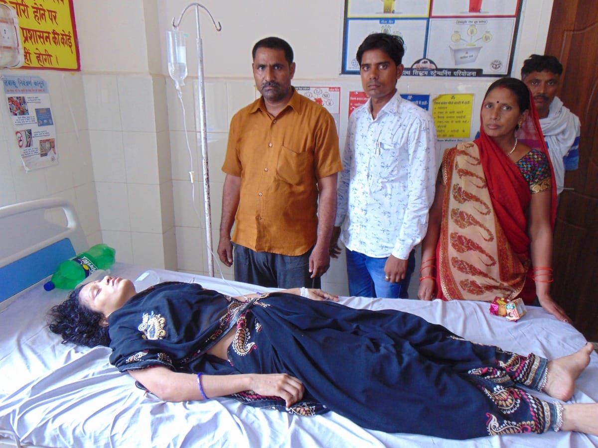 wife admit in hospital after martyr in anantnag terrorist attack on crpf jawan