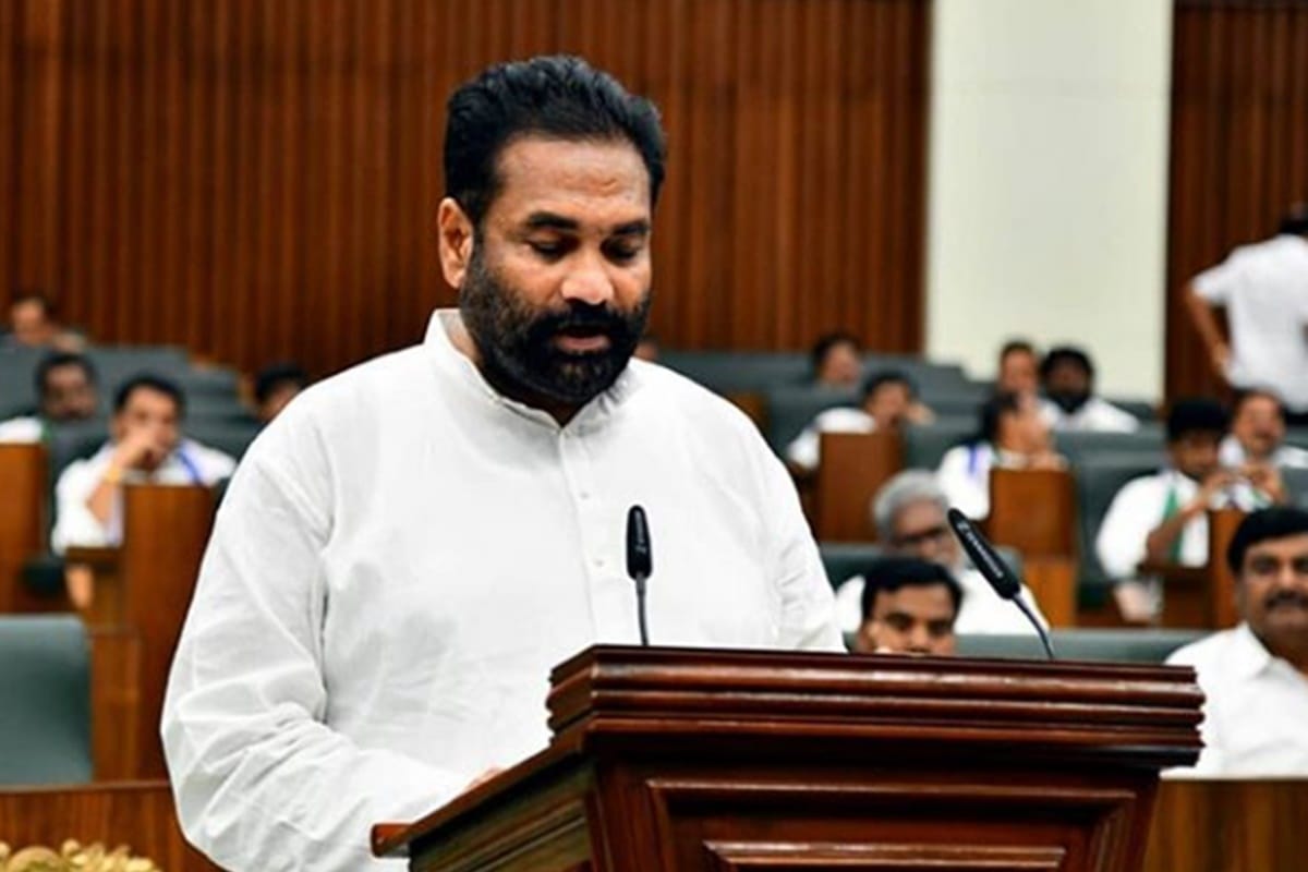 Andhra pradesh newly elected MLA took oath on name of CM Jagan Mohan Reddy instead of god
