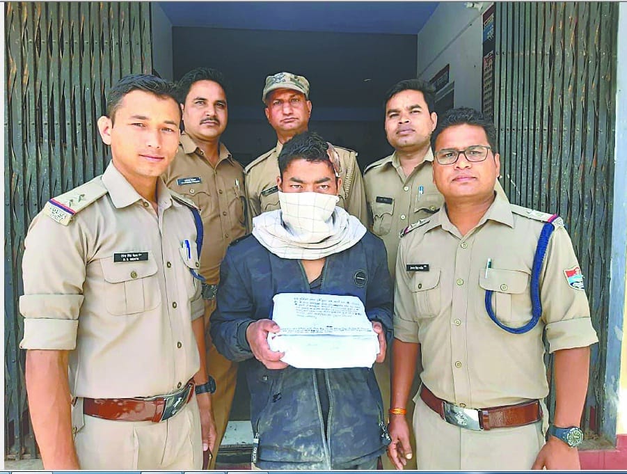 चोरी का आरोपी दबोचा, नकदी और सामान बरामद 