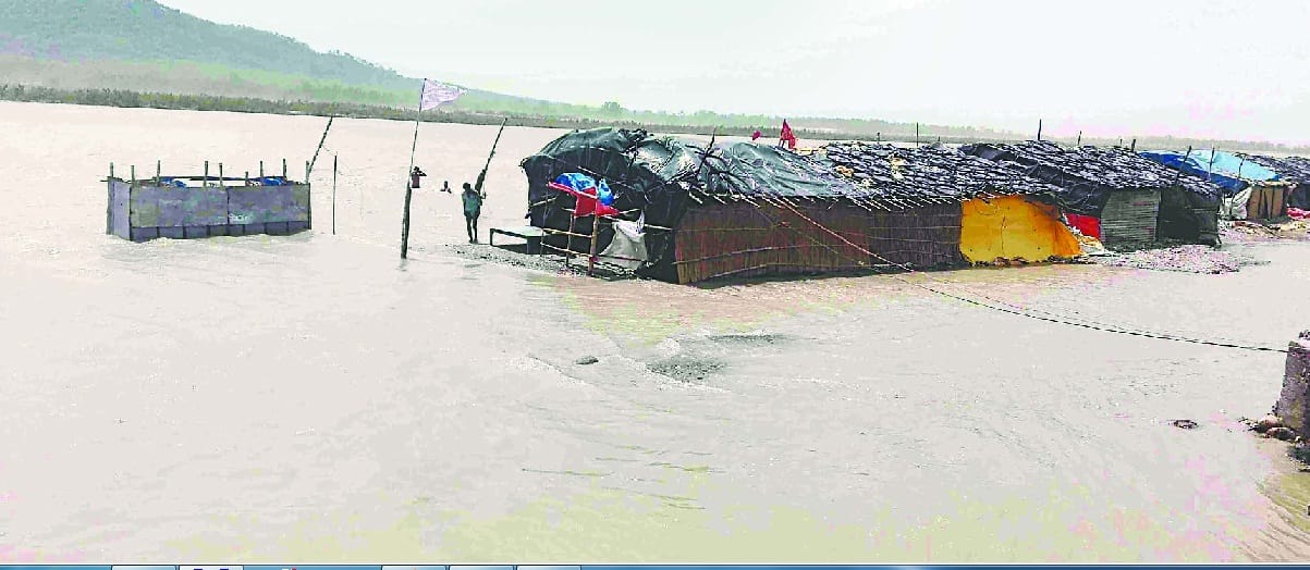increasing water level in Sharda river
