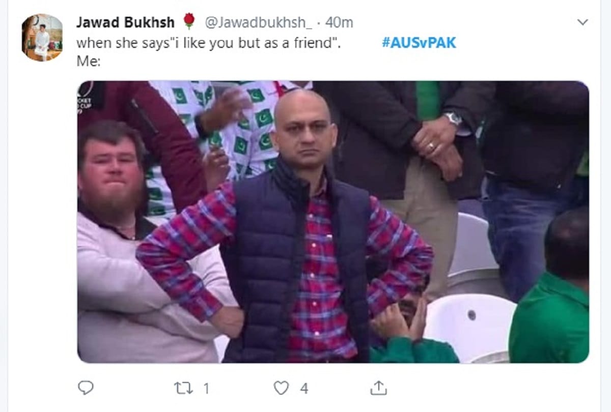 man with angry look goes viral on social media after australia vs pakistan world cup match