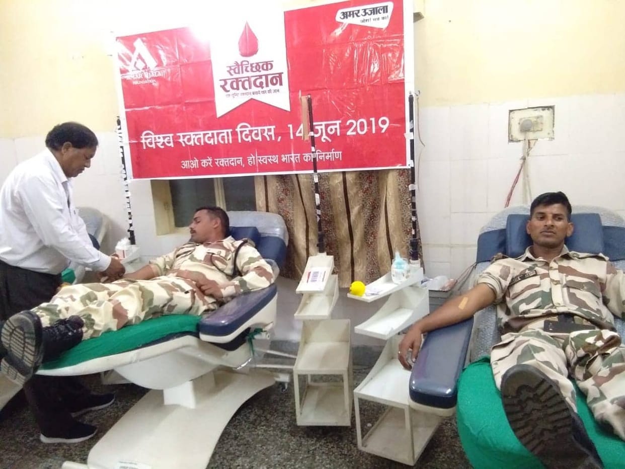 world blood donor day 2019 Amar ujala blood donation camp in uttarakhand