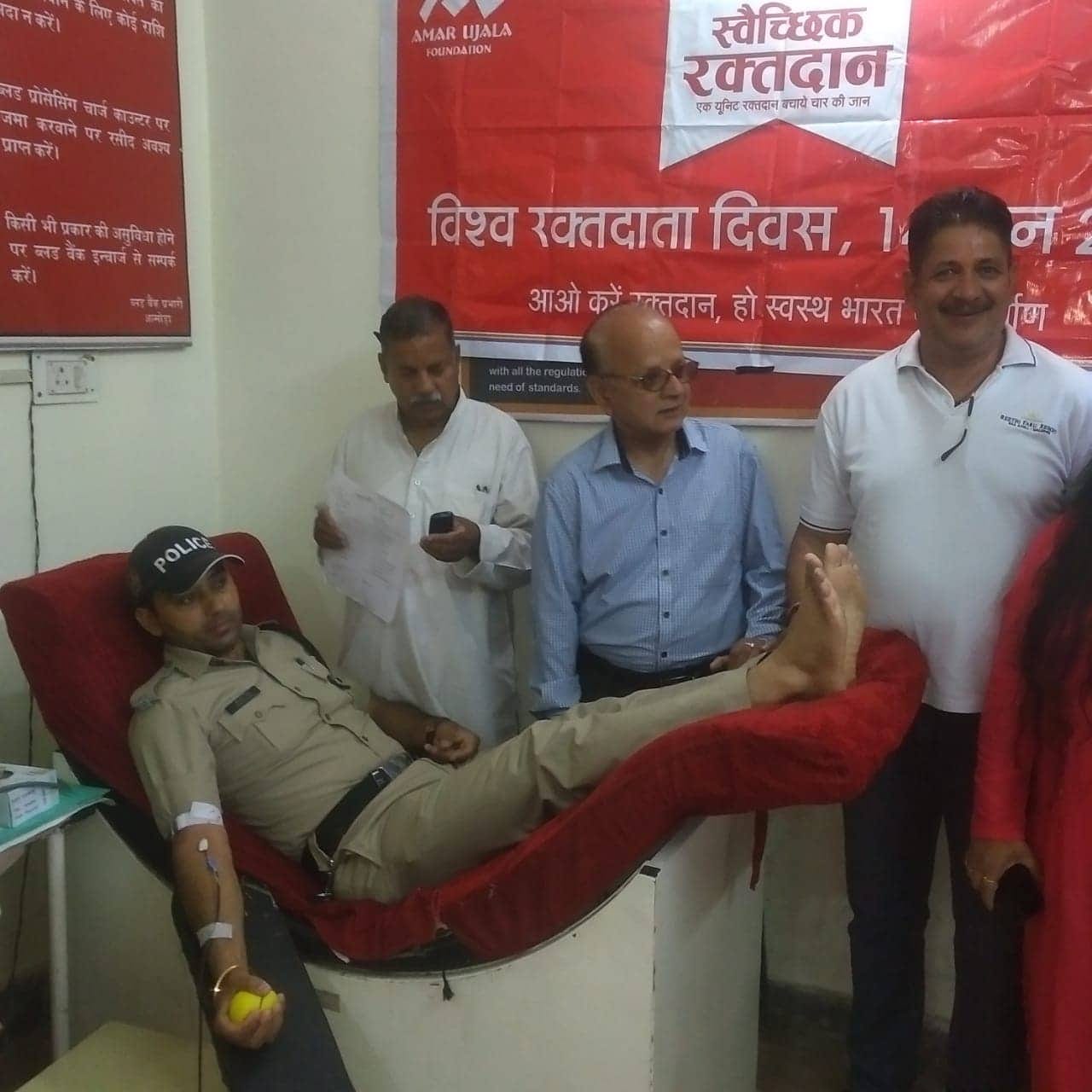 world blood donor day 2019 Amar ujala blood donation camp in uttarakhand