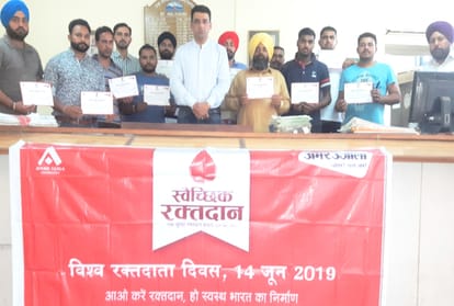 World Blood Donor Day 2019: Amar Ujala Foundation organized blood donation camps in himachal