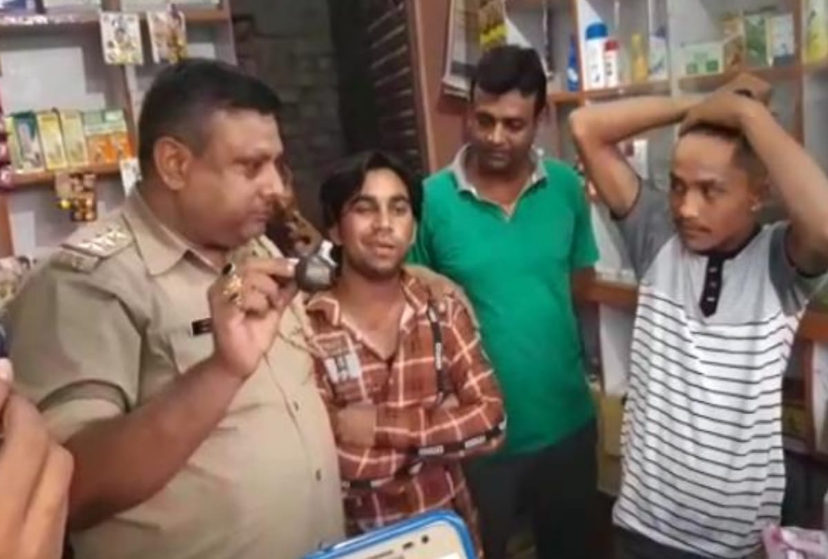 jawans and policemen raid on medical shop in bahraich, found 62 gram smack