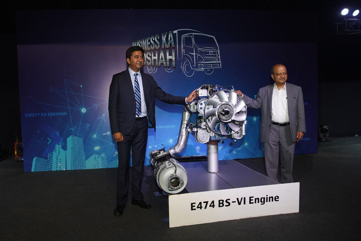 Eicher unveils indias first BS6 CV range light duty trucks
