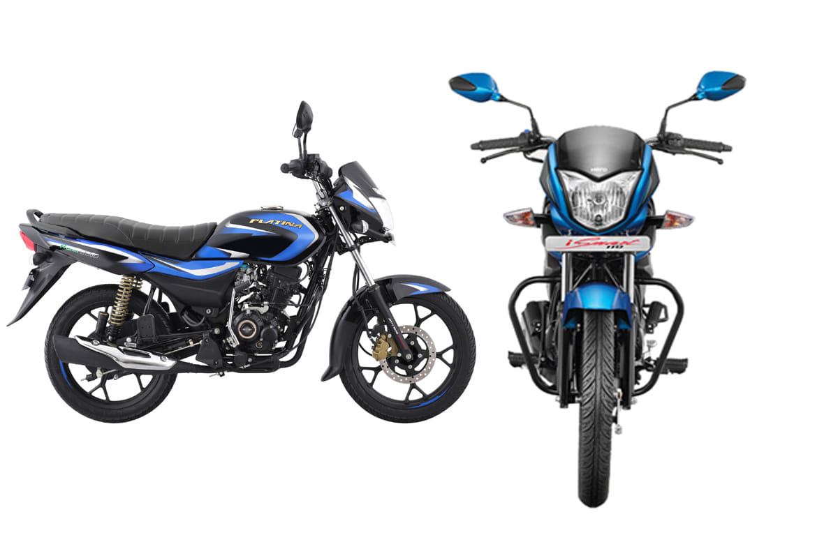 Platina 110 H-Gear Vs Splendor iSMART which one is best bike in india