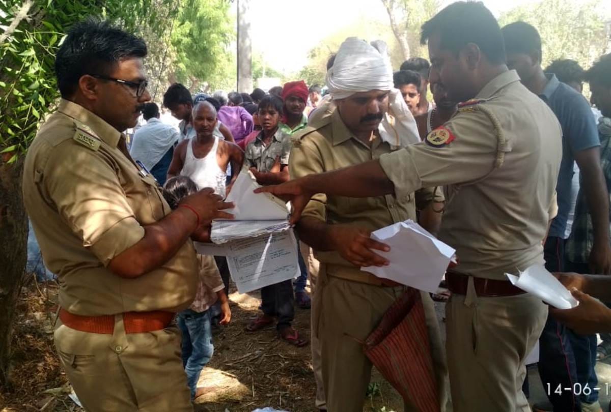 ayodhaya : in a brutal road accident bike fuel tank busted biker burnt