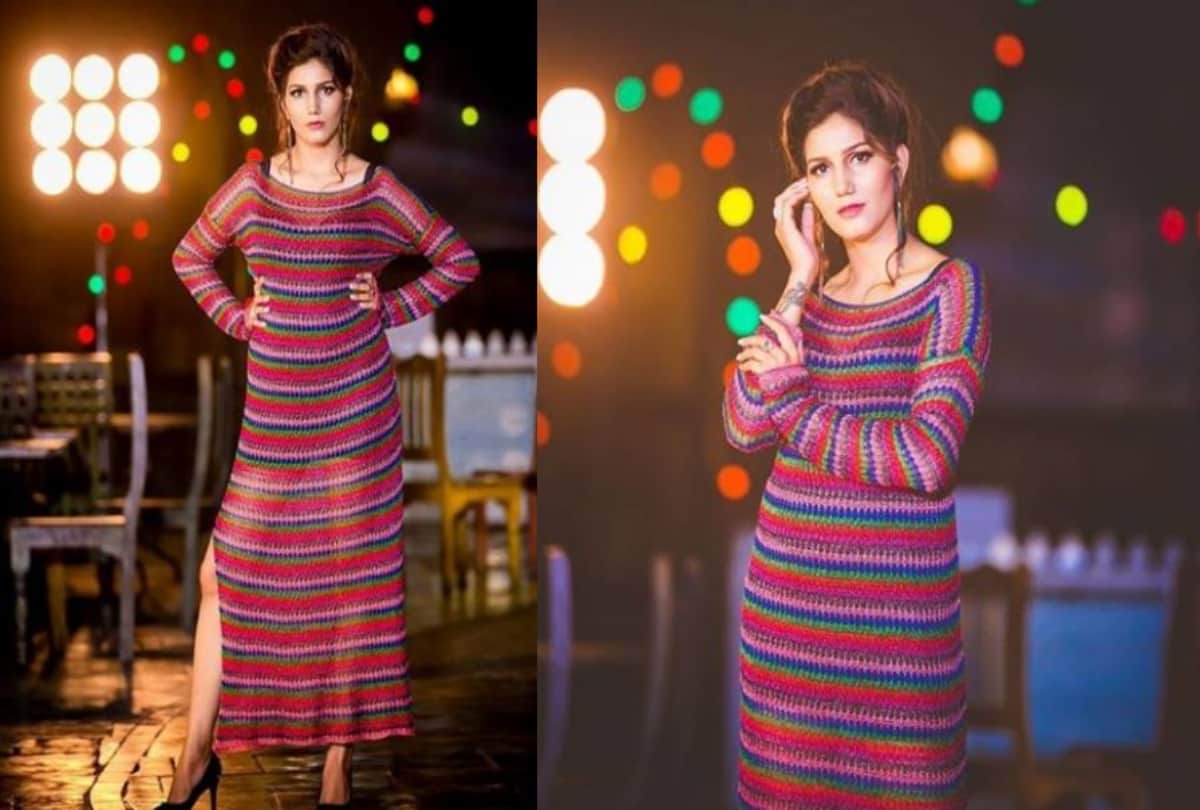 sapna choudhary new video viral, she was teaching Haryanvi to the fans
