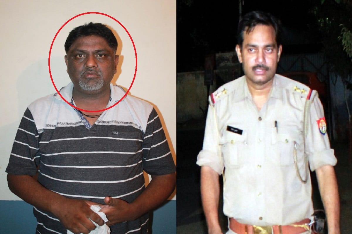 BJP workers beaten up Daroga of UP Police in Meerut