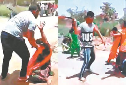 Congress councillor's brother beaten mother and daughter in Muktsar, video viral