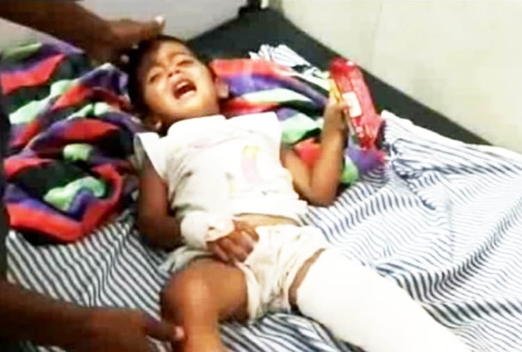 A child falls down into well in Punjab's Pathankot