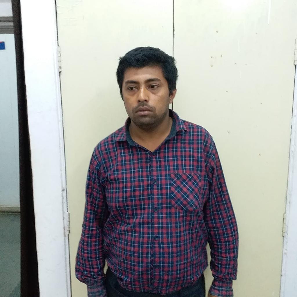 A man arrested in an alleged rape case in Mayur Vihar.