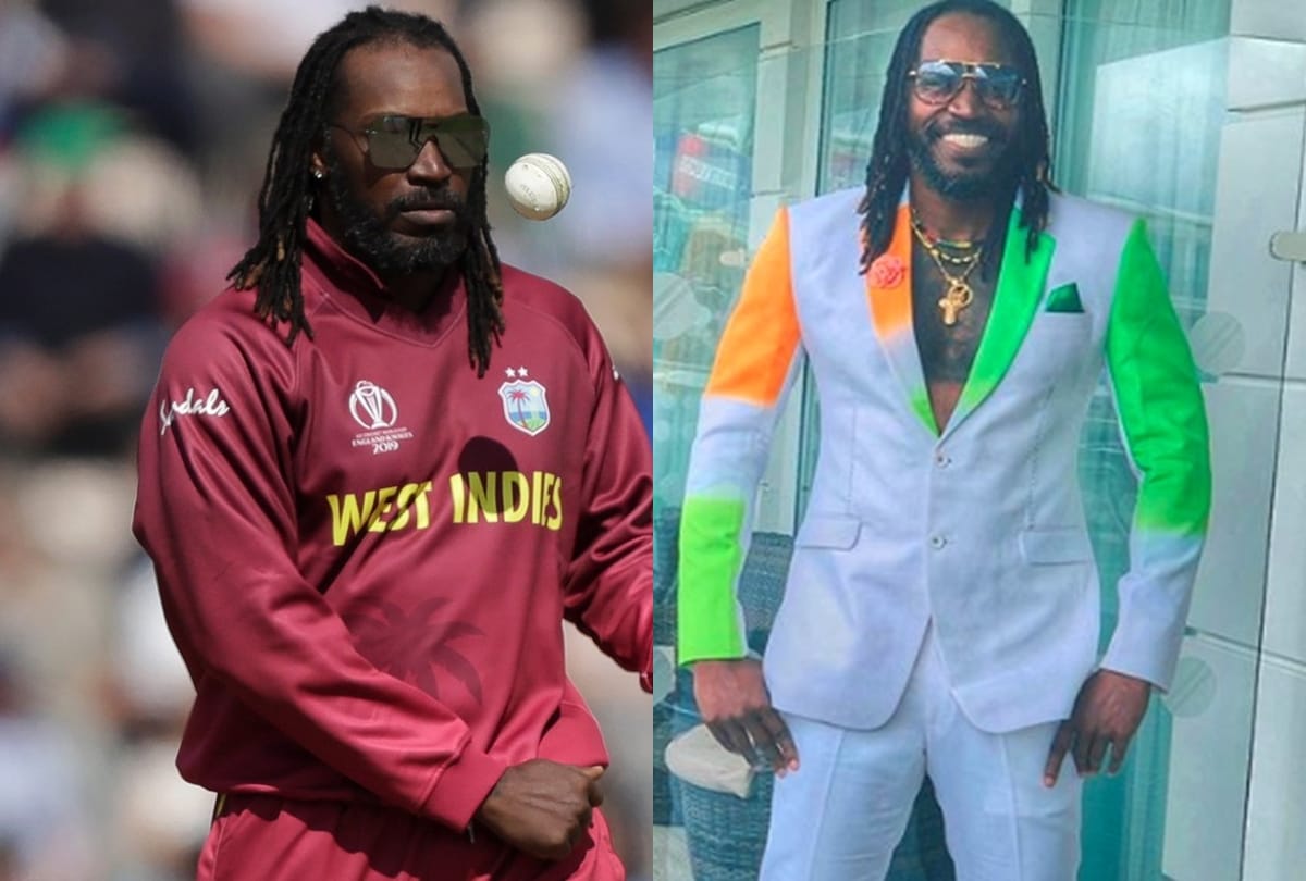 Chris Gayle wears special suit ahead of India vs Pakistan match in world cup 2019