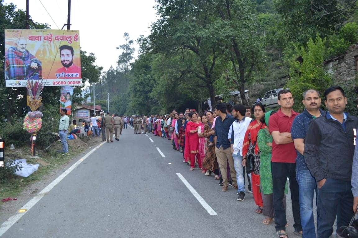 Neem Karoli mela today in kainchi dham bhowali nainital huge devotee see photos