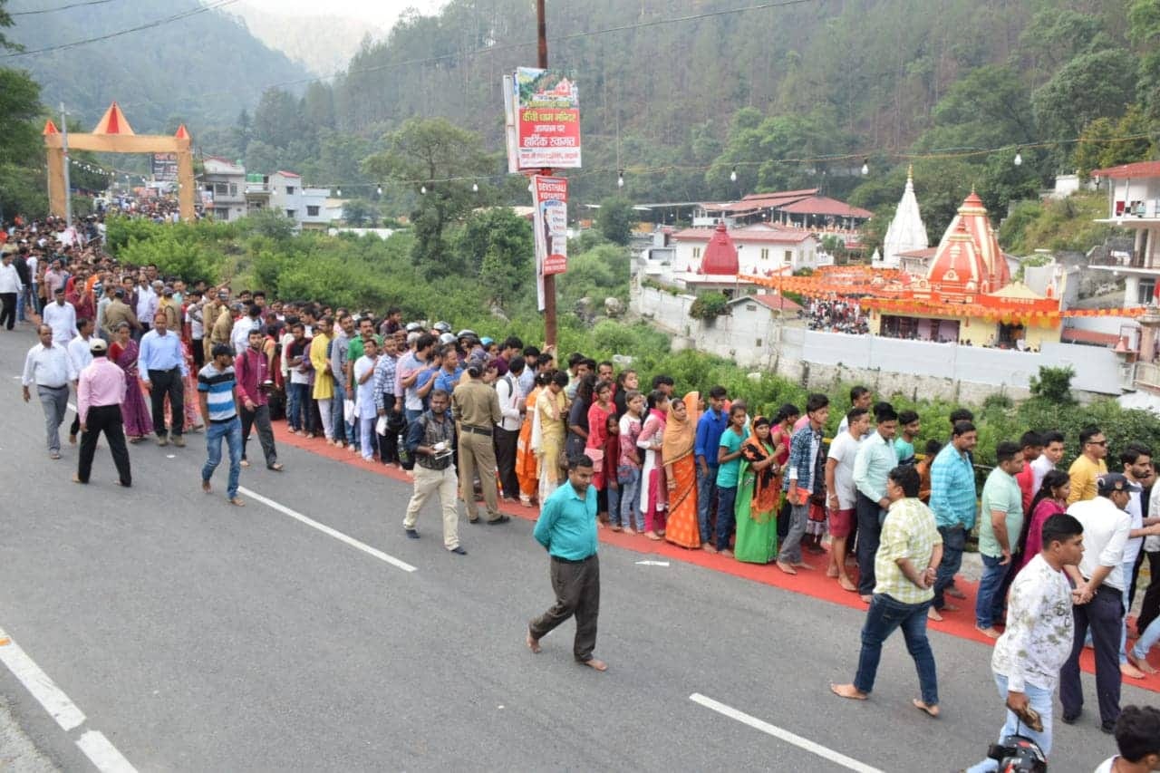 Neem Karoli mela today in kainchi dham bhowali nainital huge devotee see photos