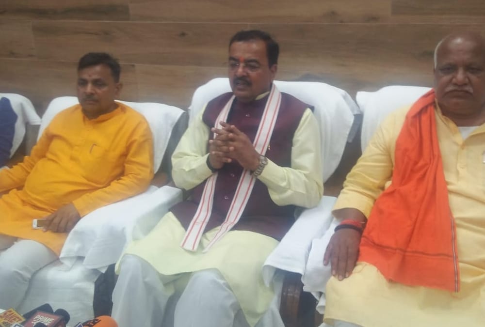 Deputy Chief Minister Keshav Prasad Maurya in Ayodhya.