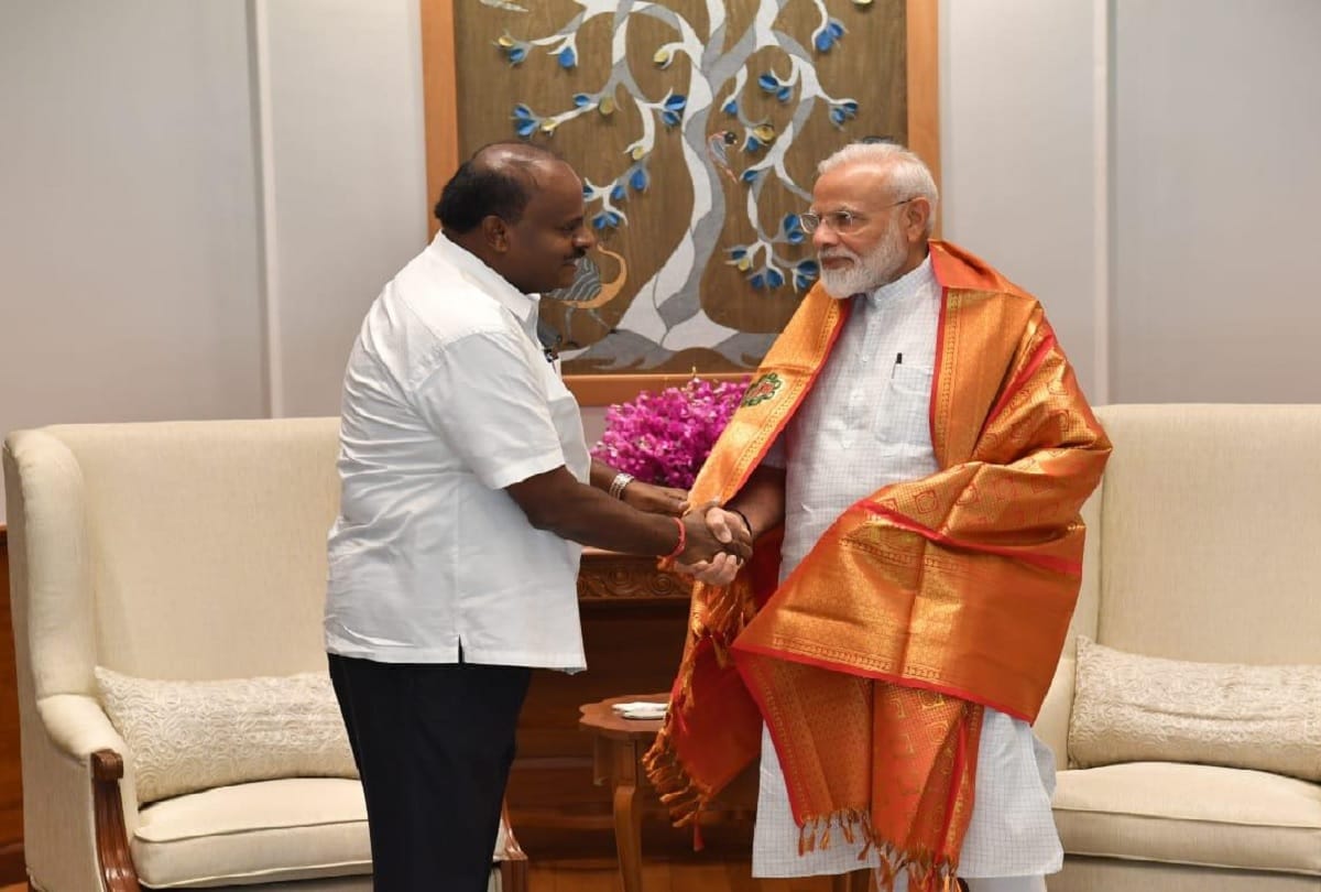 HD Kumaraswamy and Bhupesh Baghel met Prime Minister Narendra Modi