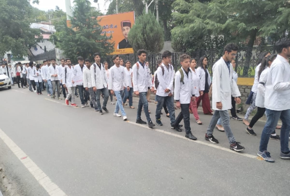 doctors protest in shimla and chamba against Calcutta violent assault case