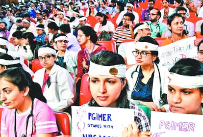 Doctors on Strike in Chandigarh and Punjab For several hours
