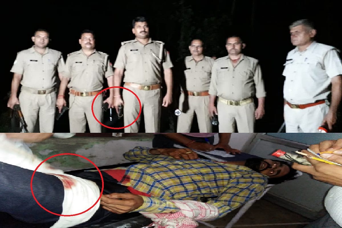 A badmash killed in police encounter at Saharanpur and two injured