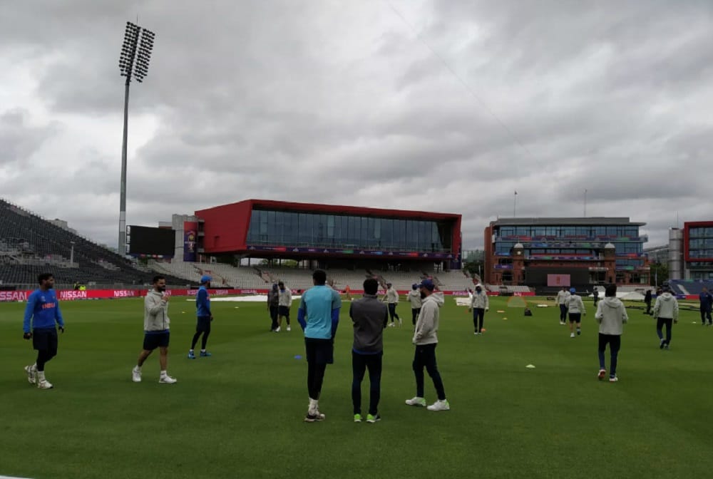 world cup 2019: India vs Pakistan, One Eye on Weather, India Sweat it Out in Manchester