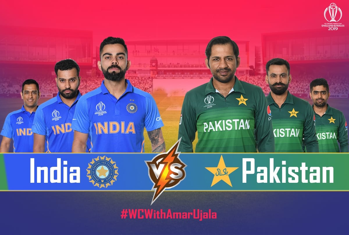 LIVE, INDvPAK India vs Pakistan live scorecard and updates world cup 2019