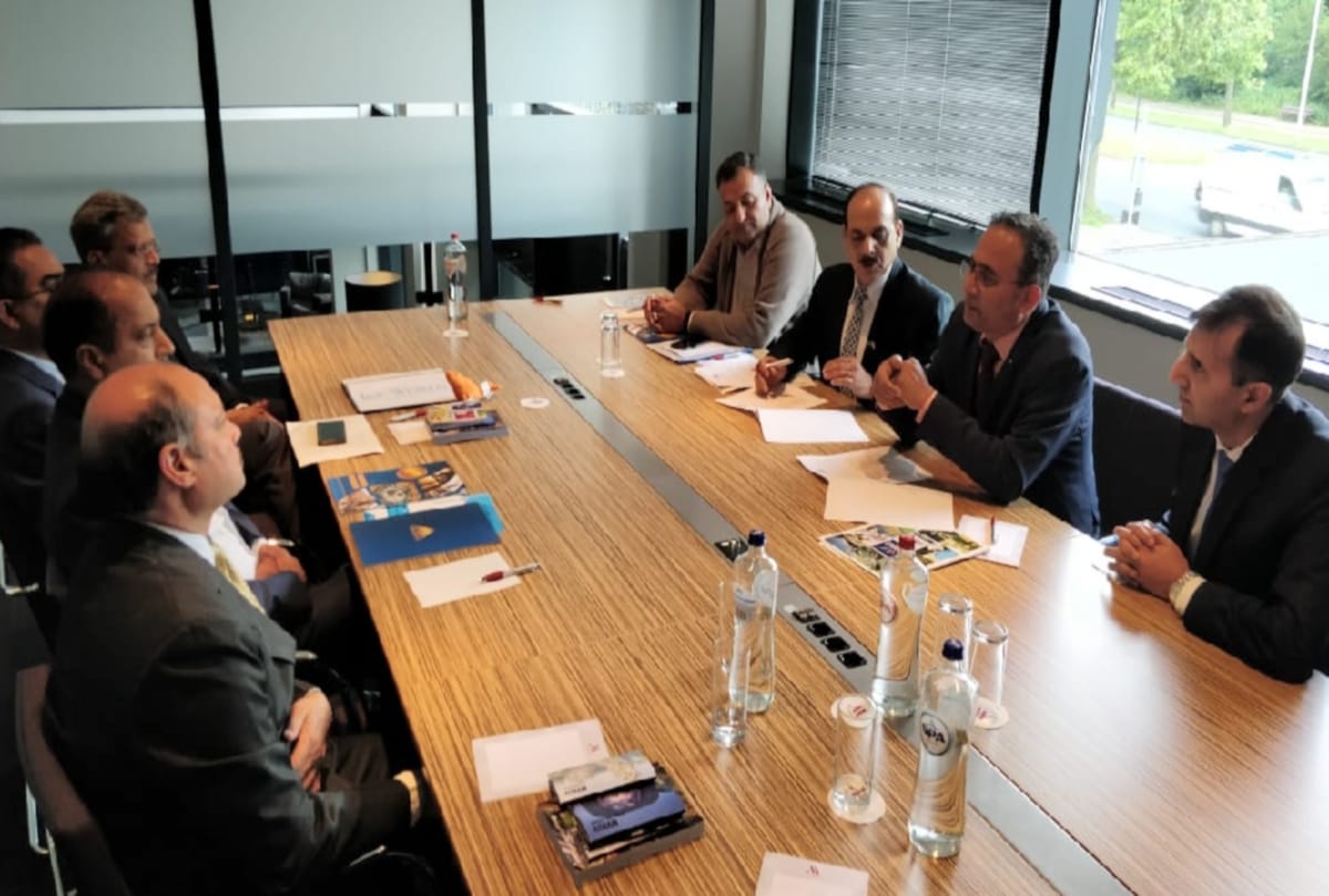 CM Jairam meets Vishwaraj Jadeja in Amsterdam Netherland