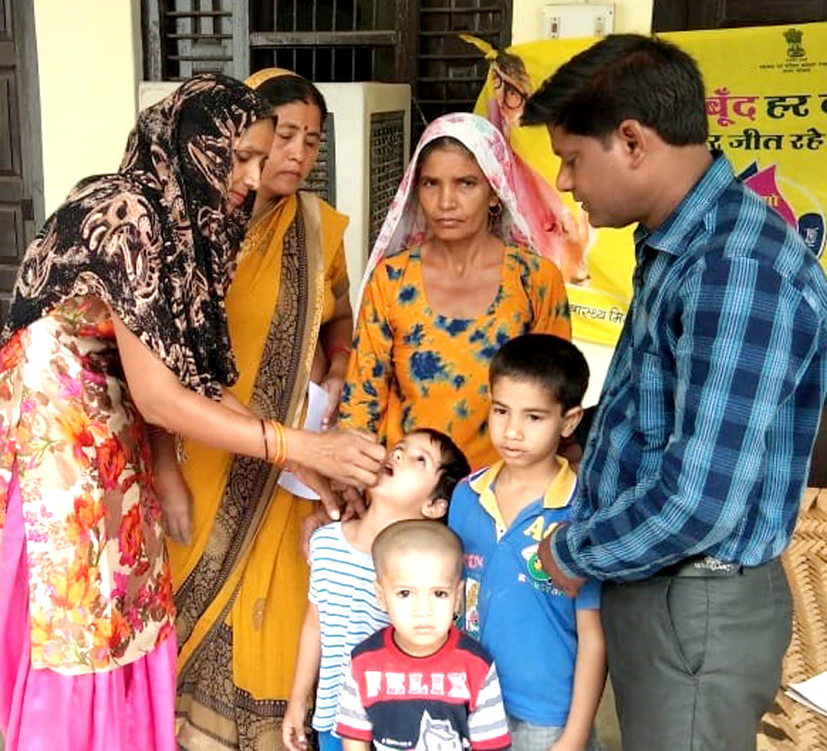 start the pulse polio abhiyan for three days