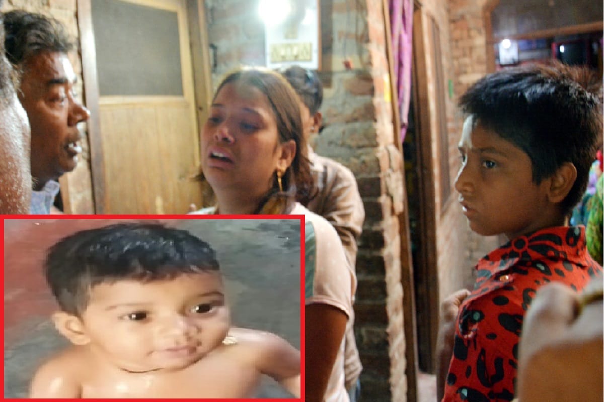 An eight month old child disappeared from a house in Muzaffarnagar at Uttar Pradesh