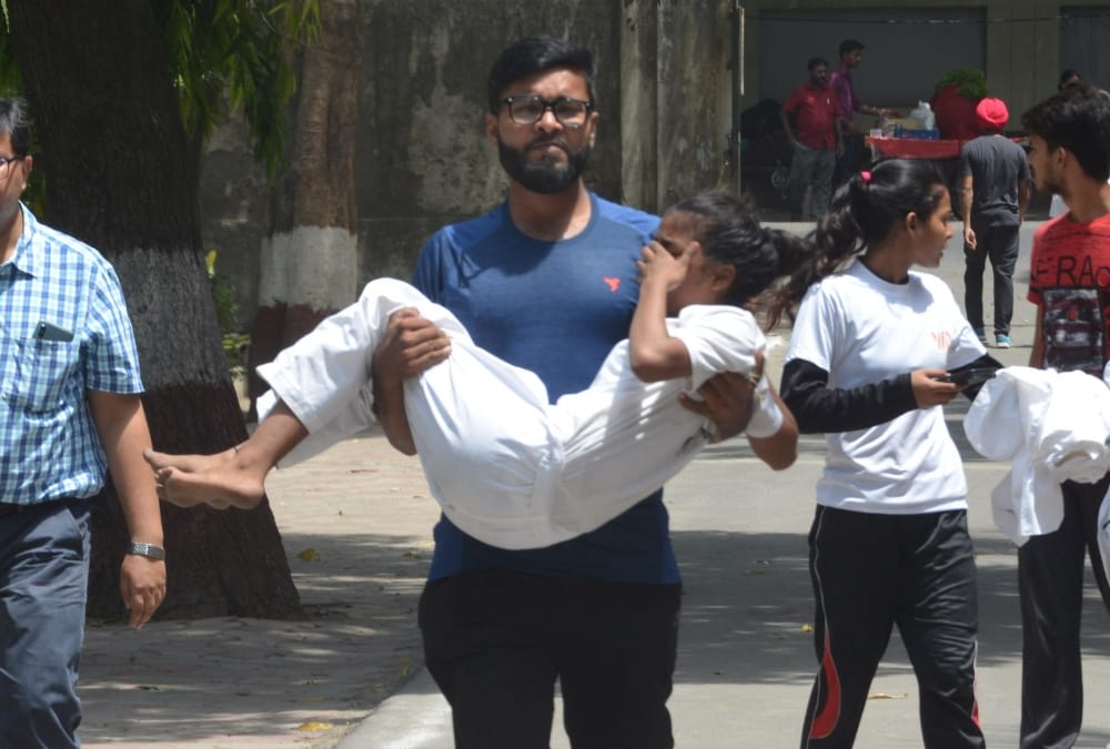 Carelessness in National Taekwondo Comptition.