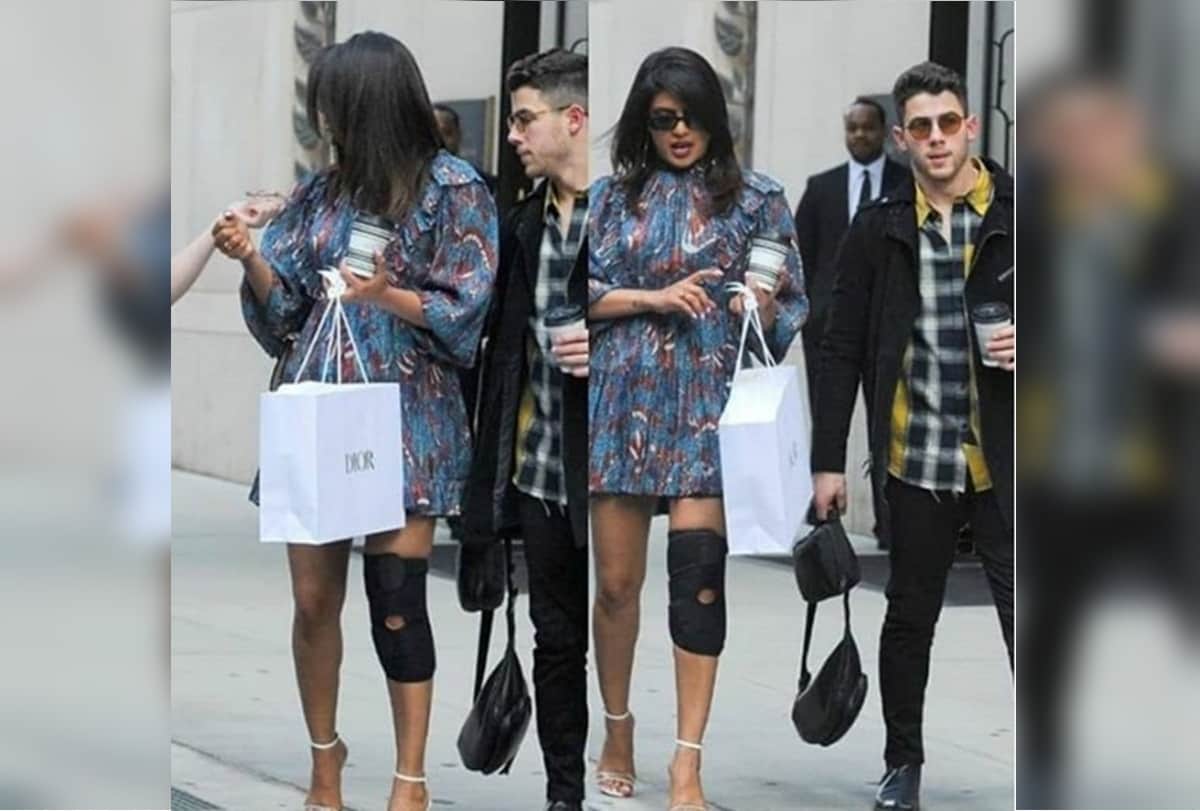 Priyanka Chopra Gets trolled For Wearing Heels With Knee Cap