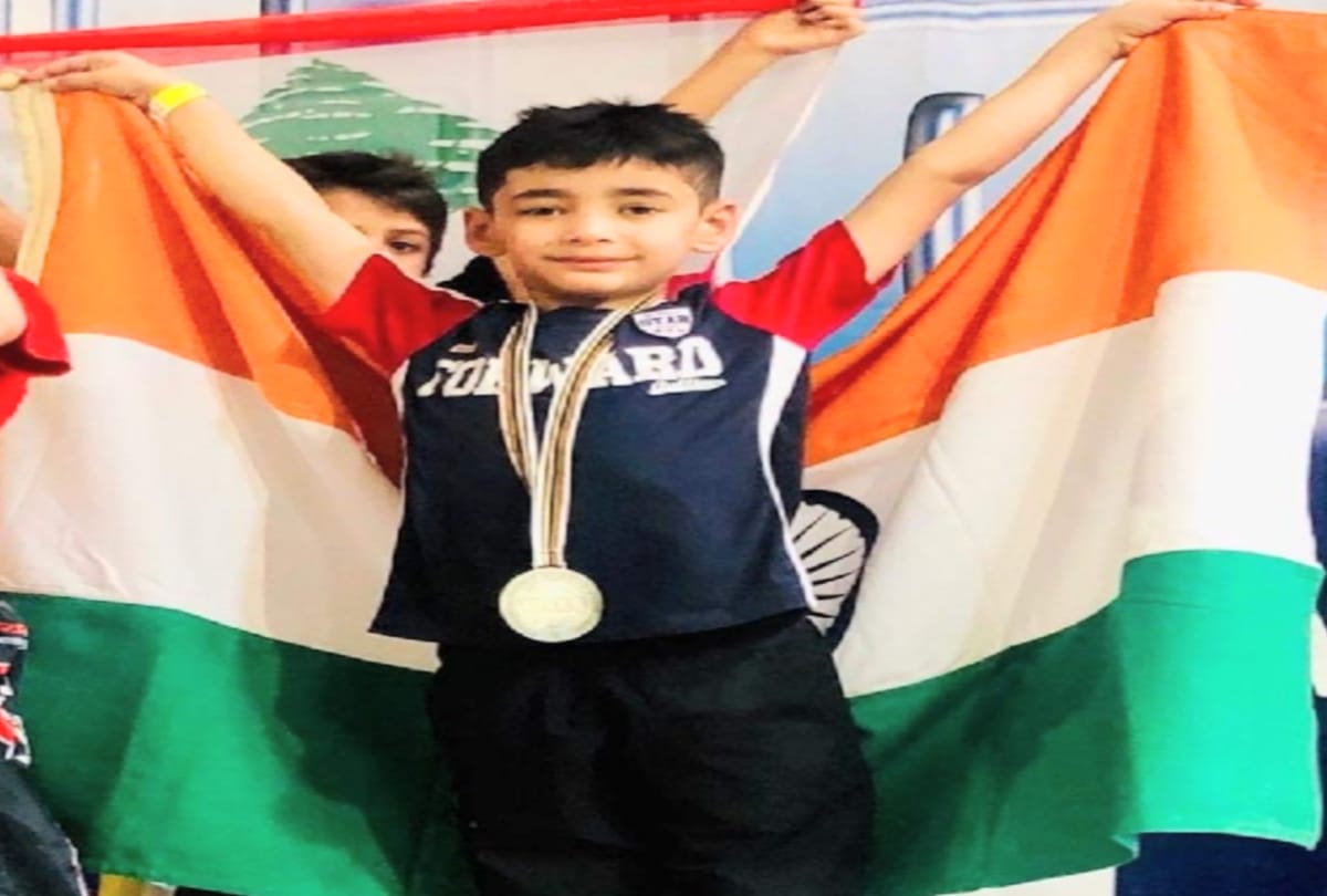 Vrishank Sharma won gold in Kick Boxing World Cup in Italy