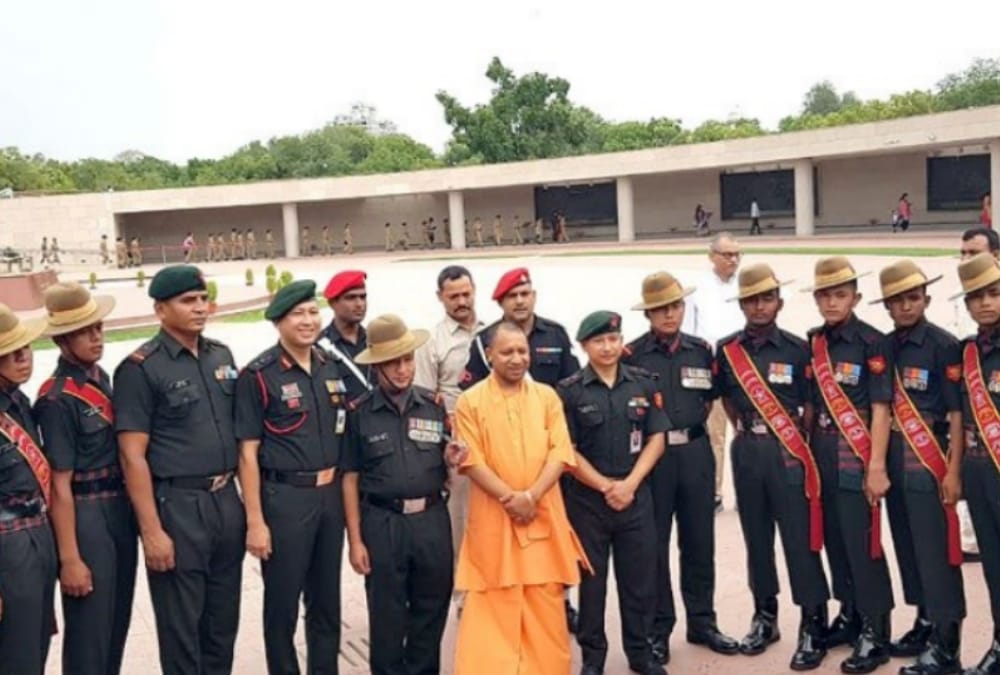 Yogi Adityanath on National War Memorial in Delhi.