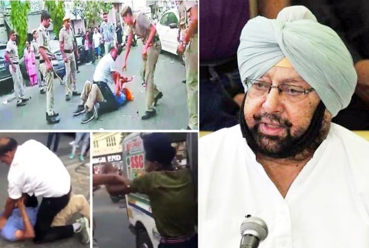 CM Captain Amrinder Singh Tweet Against Delhi Police to Beat Ruthlessly to Auto Driver Father Son