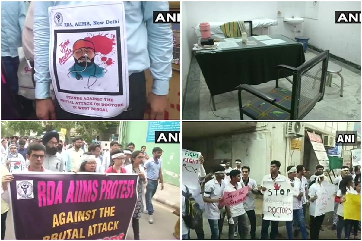 Doctors Strike Live Updates: Aiims joins IMA protest, talks will held with mamata banerjee today