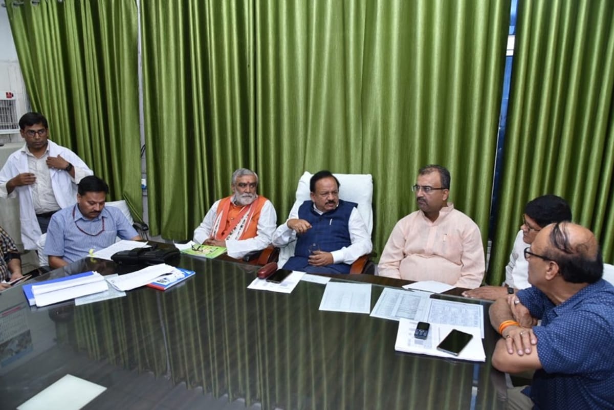 case registered against dr harshvardhan and Mangal pandey in CJM Court of Muzaffarpur